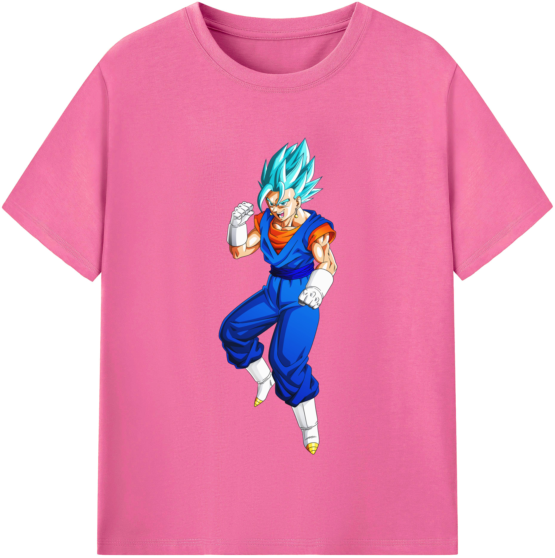 （画像用） ドラゴンボール ベジット DRAGON BALL Vegetto レディースカジュアルプリントTシャツ（綿100％）